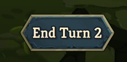 A screenshot of the End Turn button from StS2 that specifies &ldquo;End Turn 2&rdquo;
