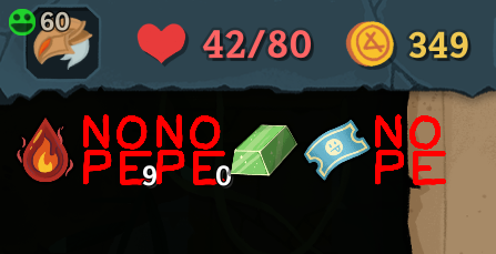 Screenshot of NOPE placeholder assets next to each other, forming NONOPEPE.