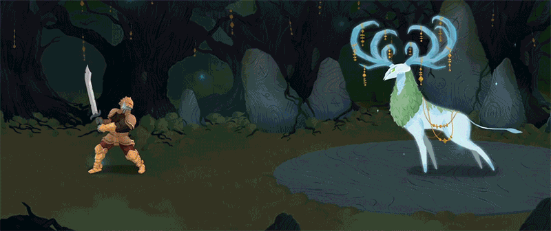 A gif of an enemy applying an affliction to the player&rsquo;s cards