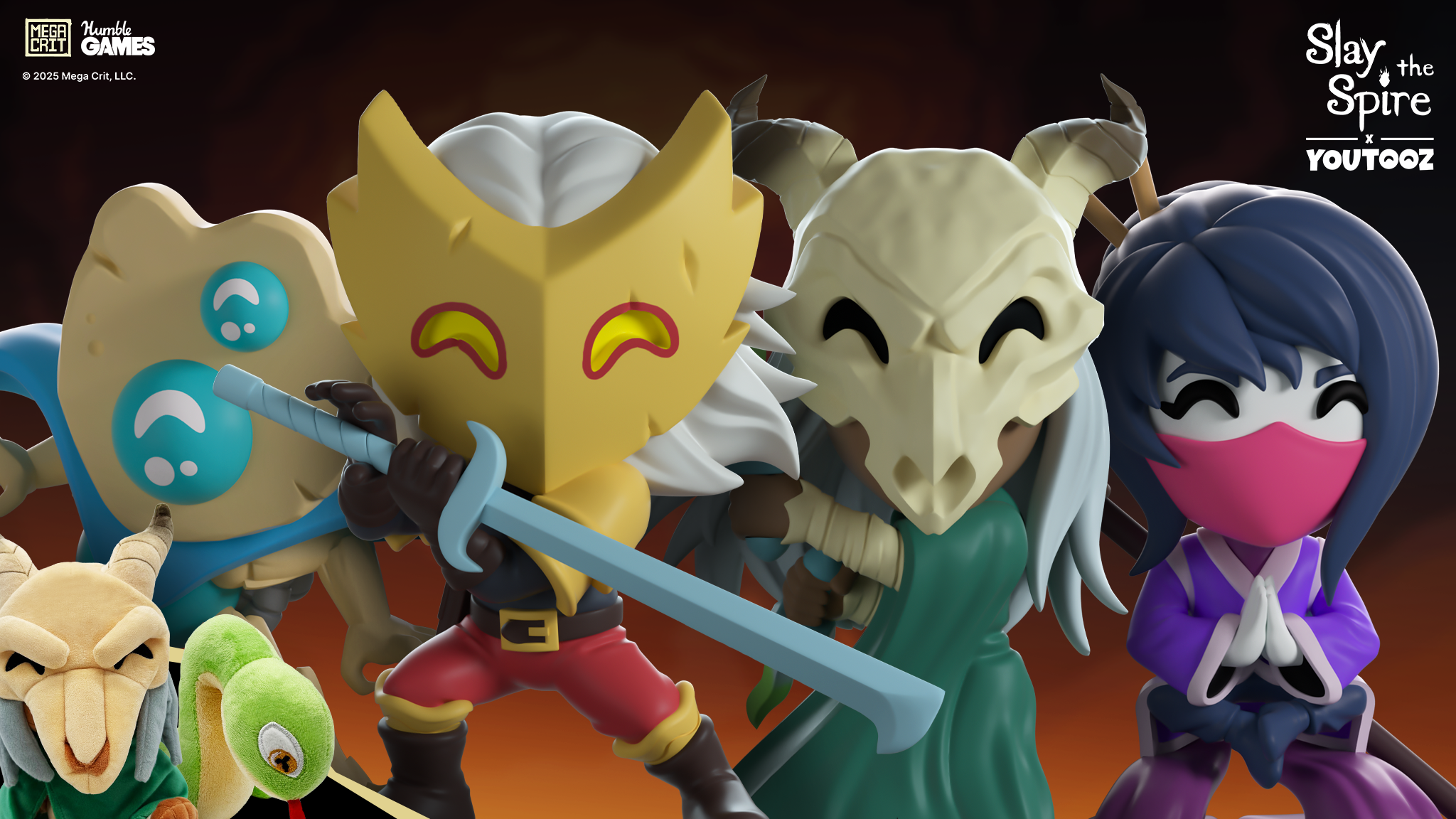 The full Slay the Spire YouTooz figure and plush collection so far